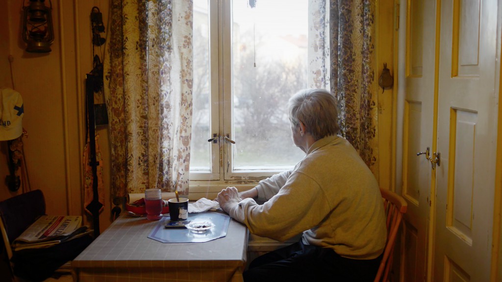 Otto, 67, sits in his kitchen at Hipposkylä, Finland. Otto is one of the main characters in the documentary 'Alone together' which won the Award of Excellence in CPOY 2016.